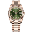 Full Rose Gold Green